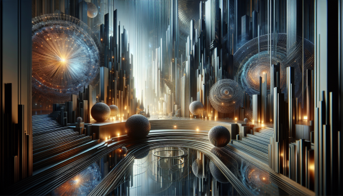 A cinematic depiction of a highly detailed random scene with realistic lighting and reflections. The composition features unexpected elements and intricate details illuminated by dynamic and atmospheric lighting. Reflective surfaces enhance depth and realism, while the theme and style are completely random, creating a visually captivating and immersive environment.