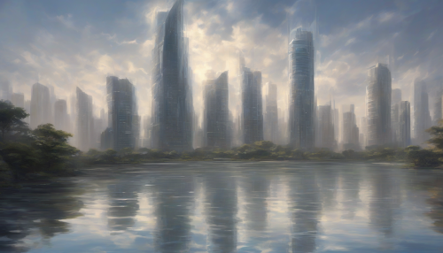 Amidst the swirling metropolis of Whirlpool City, solitude found an unlikely home, as shimmering skyscrapers stood tall, their reflections dancing across the rippling waters, creating a mesmerizing haven for introspection and contemplation.