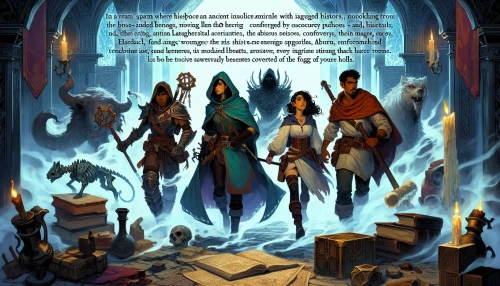 In a world where ancient magic intertwines with forgotten lore, a diverse band of heroes embarks on a perilous journey to recover a legendary artifact lost in the mists of time. They navigate treacherous landscapes, from enchanted forests to crumbling ruins, battling mythical creatures and solving cryptic riddles. Each step brings them closer to the artifact’s immense power, but also to the dark forces eager to claim it for themselves.